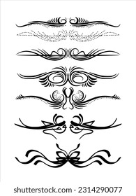 element ornament flourist decorative for vector illustration