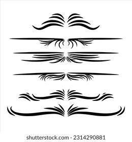 element ornament flourist decorative for vector illustration