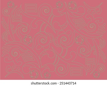 Element of ornament.spiral curve pattern.abstract pattern   