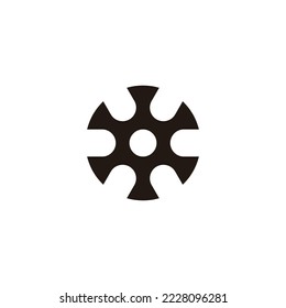 Element, particle geometric symbol simple logo vector