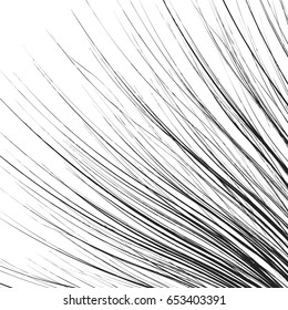 Element, pattern with wavy, distorted lines. Abstract geometric illustration in black and white