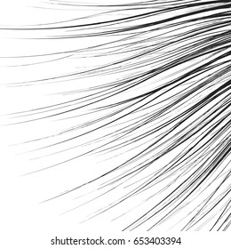 Element, pattern with wavy, distorted lines. Abstract geometric illustration in black and white
