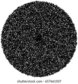Element, pattern with wavy, distorted lines. Abstract geometric illustration in black and white