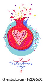 Element of poster, banner, concept invitation for happy valentine day party. Love sweet love. Illustration for gift postcard with heart. Size image template 1920 x1080