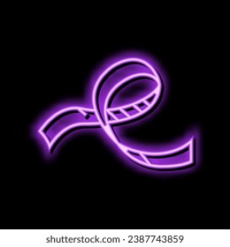 Element Band Banner Design neon Leuchtzeichen Vektor. Design-Illustration des Elementbanners