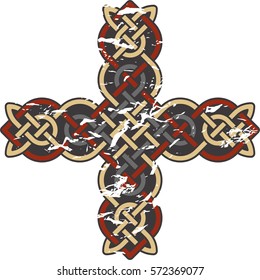 Element of Scandinavian or Celtic ornament 