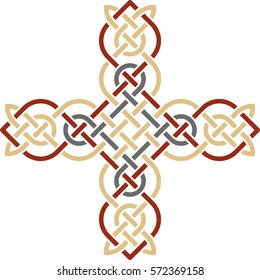 Element of Scandinavian or Celtic ornament 