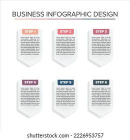 	
Element set Modern Infographic Design idea business elegant presentation