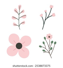Elemento Conjunto de Rosa Flor Fresca Floral Florista Planta de Naturaleza