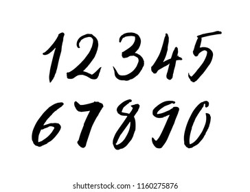 Calligraphy Numbers Images, Stock Photos & Vectors | Shutterstock