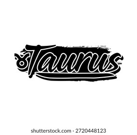 Element einfaches Zeichen zodiac taurus