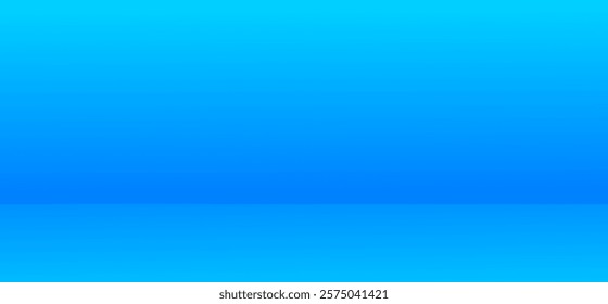 Element sky blue colour and dark blue colour studio and wall background vector illustration eps10. Perfect for modern projects basktop wallpaper banner poster texture science effect project.
