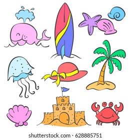Element summer set style doodles