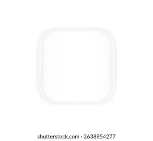 Element, vector, decorative, border with neon square shine and glowing frame pattern. PNG overlay with element, vector, decorate, decorative, blank. Transparent PNG included.