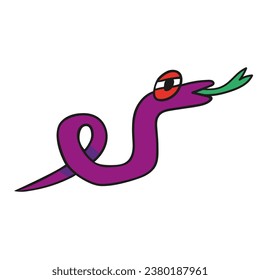 element in vector. subcultural object in flat style. icon template for print website app poster sticker. children teen icons series