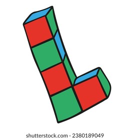 element in vector. subcultural object in flat style. icon template for print website app poster sticker. children teen icons series