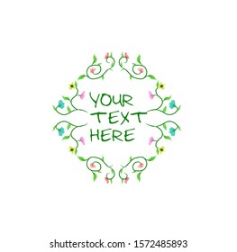 element of wedding invitation card clip art vector