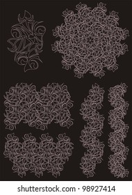 element from which you can make various versions of the background