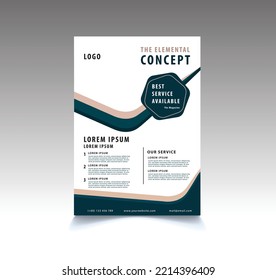 Elemental concept flyer template 0.2