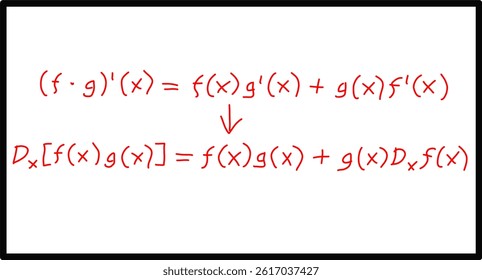 elementary calculus, derivatives, linear operators, product rule