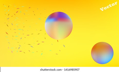 Elementary colorific illustration texture. Breezy space fantasy. Background texture, graphic. Yellow colored. A lot of stars art background picture. Colorful new space art.
