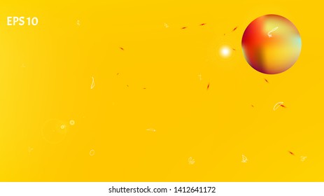 Elementary colorific illustration theme. Background texture, blur. Net space fantasy. Yellow colored. Abstract space background picture. Colorful new background cosmos abstraction.