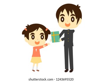 Elementary and high school students Valentine