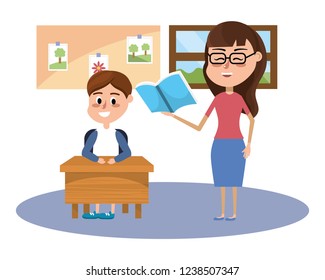 elementary school cartoon