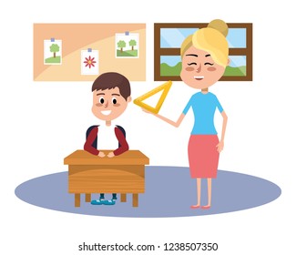 elementary school cartoon