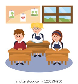 Elementary School Cartoon Stock Vector (Royalty Free) 1238534950 ...