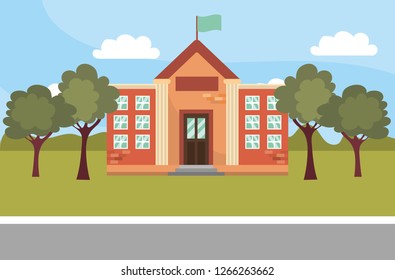 elementary school cartoon