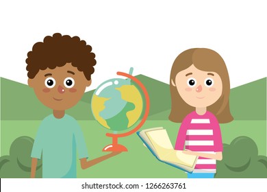 elementary school cartoon