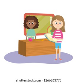 elementary school cartoon