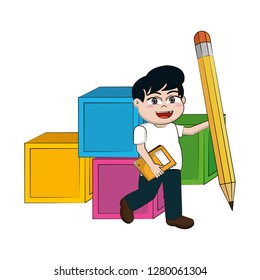 elementary school cartoon