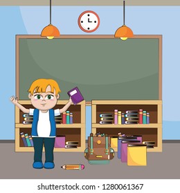 elementary school cartoon