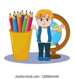 elementary school cartoon