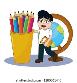 elementary school cartoon