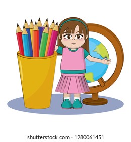 elementary school cartoon