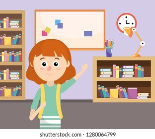 elementary school cartoon
