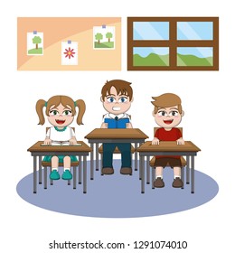 elementary school cartoon