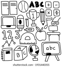 Elementary School Doodle Illustration Pack