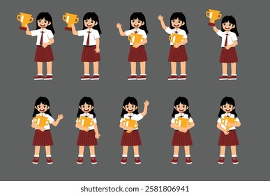 Elementary School Student Activity with uniform