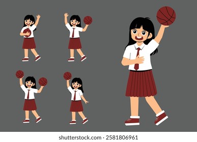 Elementary School Student Activity with uniform