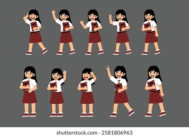 Elementary School Student Activity with uniform