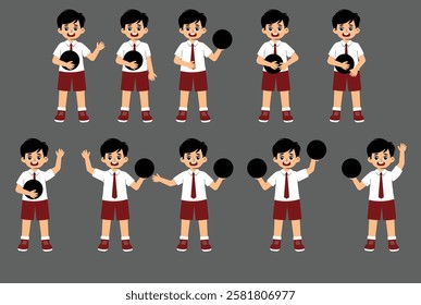 Elementary School Student Activity with uniform