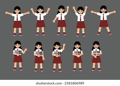 Elementary School Student Activity with uniform