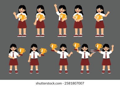 Elementary School Student Activity with uniform
