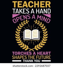 Elementary school teacher typography or graphics tshirt design 