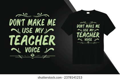 Elementary school teachers tshirt design Vector
