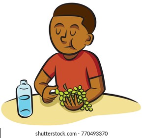 95 Elementary Boy Eating Snacks Stock Vectors, Images & Vector Art |  Shutterstock